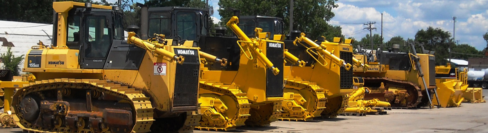 Photo of Komatsu crawler dozers 155AX